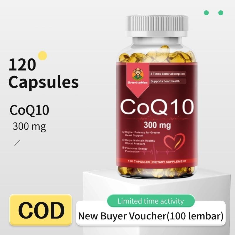 Minyak Ikan Drevitamax Coq10 300 Mg 120Capsules | Dietary Supplement