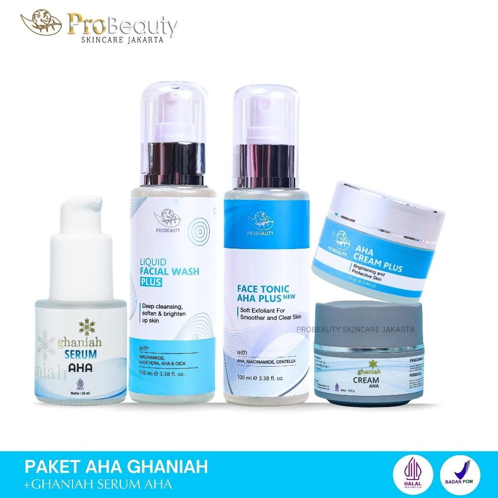 Paket Aha Ghaniah Normal Skin Probeauty Skincare Atasi Flek Melasma