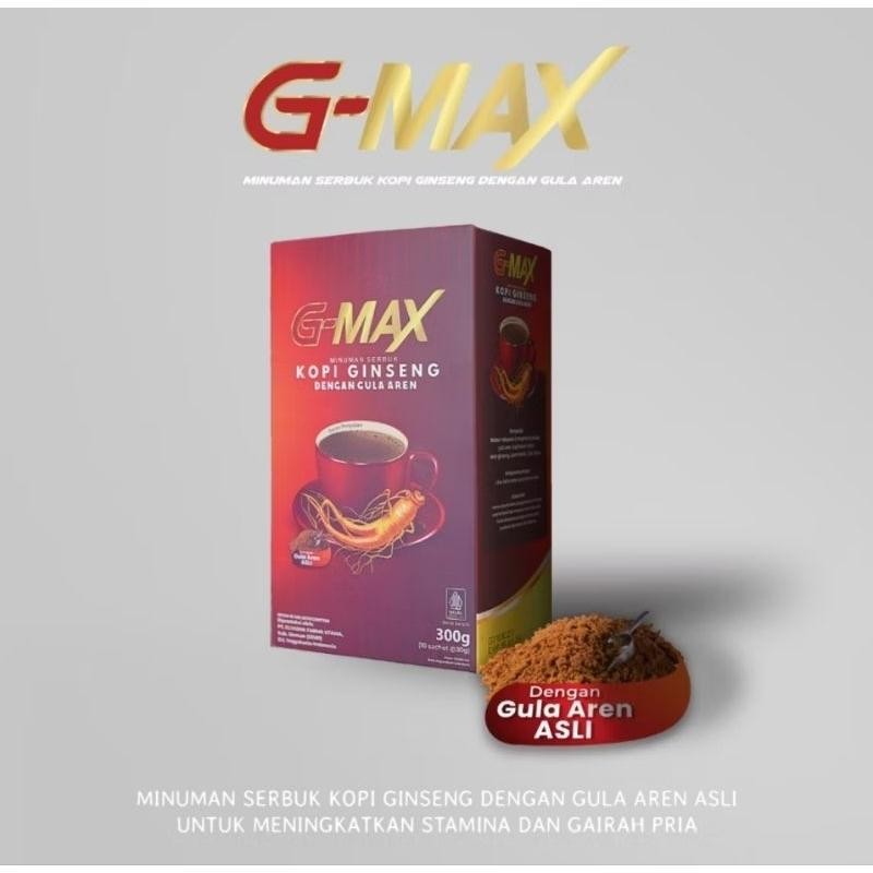 Kopi Stamina Tahan Lama Gmax G Max G-Max Kopi Serbuk Original Bpom
