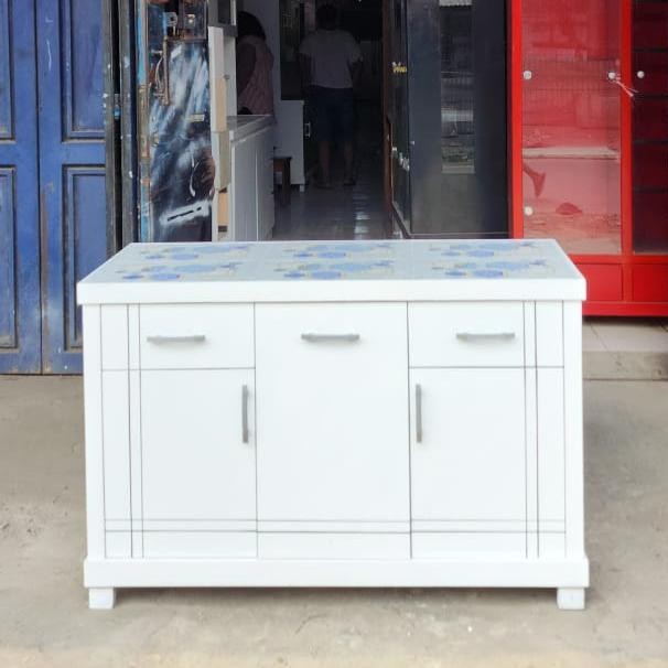 Meja Kompor / Rak Piring / Kitchen Set 3 Pintu