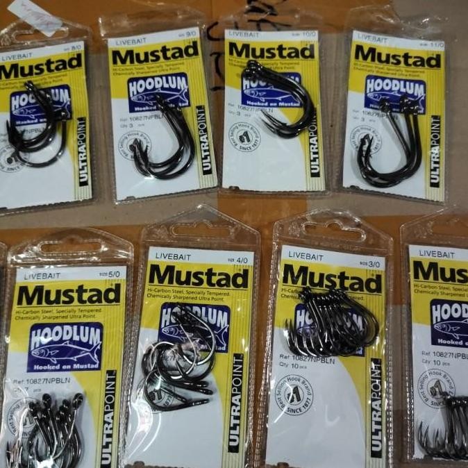 Pancing Mata Kail Mustad Live Bait Hoodlum Kail Laut