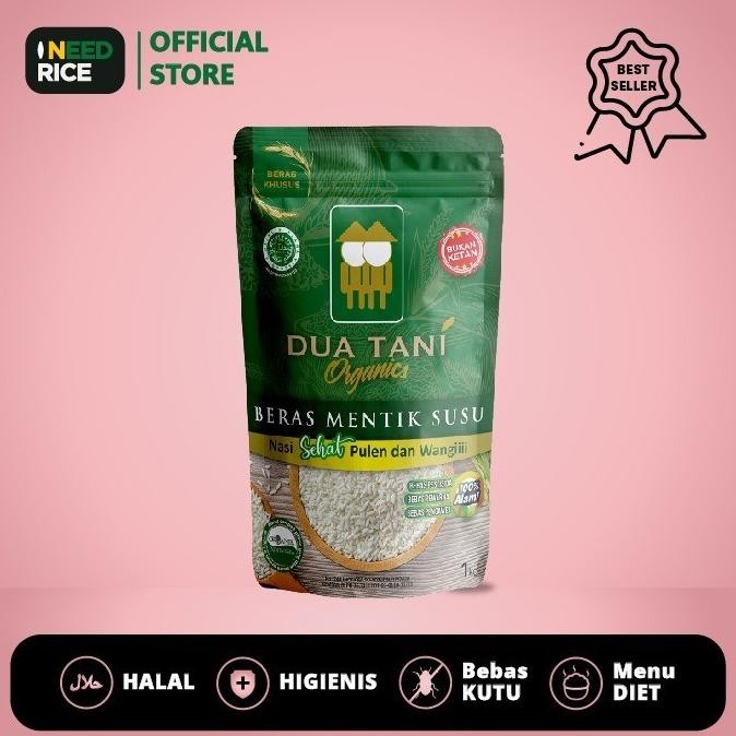 

Beras Organik Mentik Susu Wangi Dua Tani 1kg