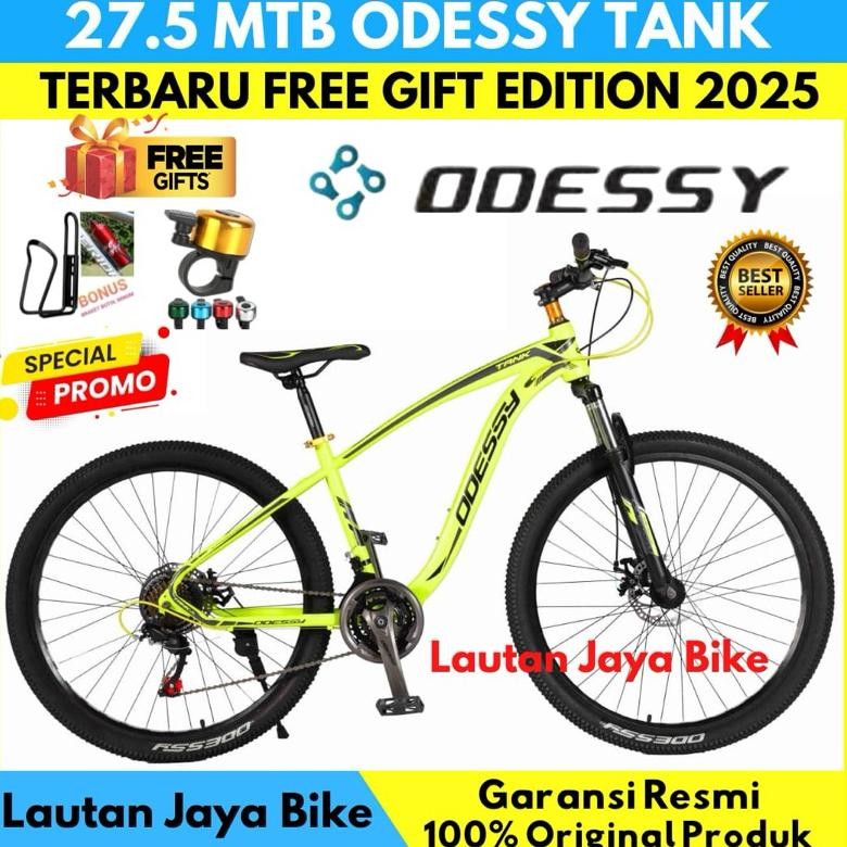 Sepeda Gunung 27.5 MTB ODESSY TANK Rem Discke Operangigi New