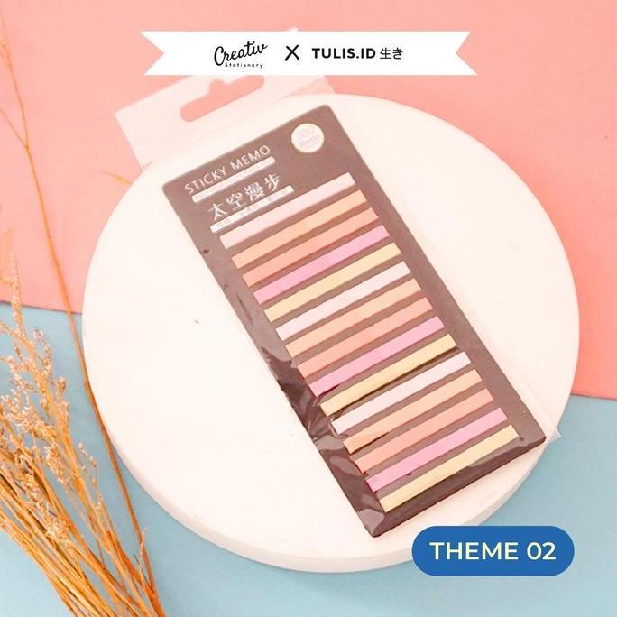 

Big Sale !!! [Tulis Id Iki] Sticky Notes Penanda Halaman 15 Warna Color Sticky Highlighter Strips