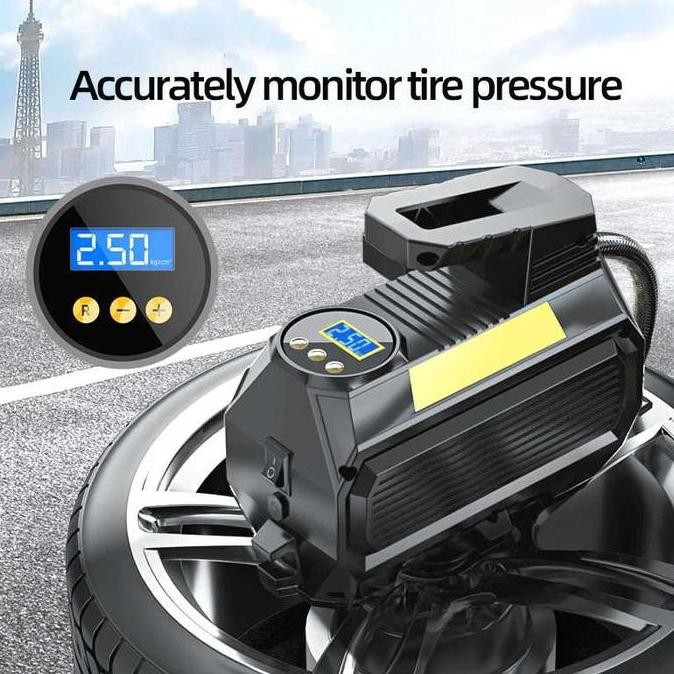 Inflator Pompa Angin Ban Mobil Portable Tire Pump - Asli