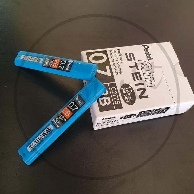 

Spot Barang !!! Pentel Ain Stein Isi Pensil Mekanik 2B 0.7 Mm Pencil Lead (C277S) (1 Pcs)