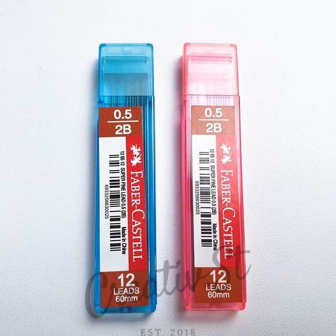 

Spot Barang !!! Faber Castell Faber-Castell Isi Pensil Mekanik 12 Pencil Lead Superfine Eco 2B 0.5 Mm Tube (1 Pcs)