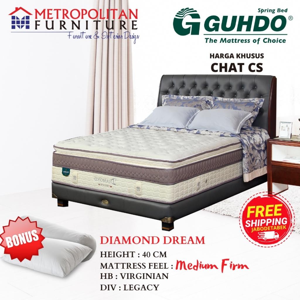Kasur Springbed Guhdo Diamond Dream Full Set Virginian Legacy