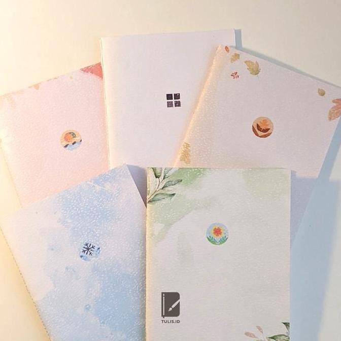 

Termurah !!! [Tulis Id] Colorful Monthly Planner Season Series Journal Agenda 3 Bulan Planner A5 Jahit