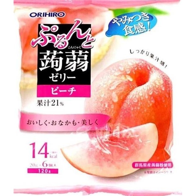 

@=@=@=@=] Orihiro Purunto Konjac Jelly Pouch Peach / Rasa Buah Persik 120 Gr