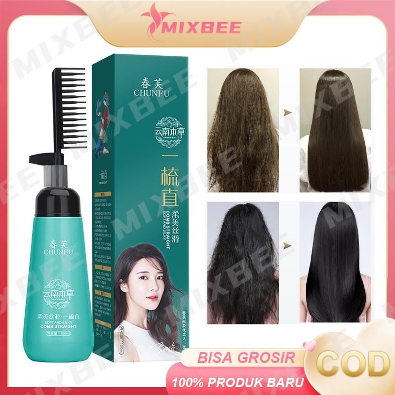 Krim Pelurus Rambut Permanen/180Mlrambut Menghaluskan Rambut Wanita Dan Pria/Pelurus Rambut Tanpa Ca