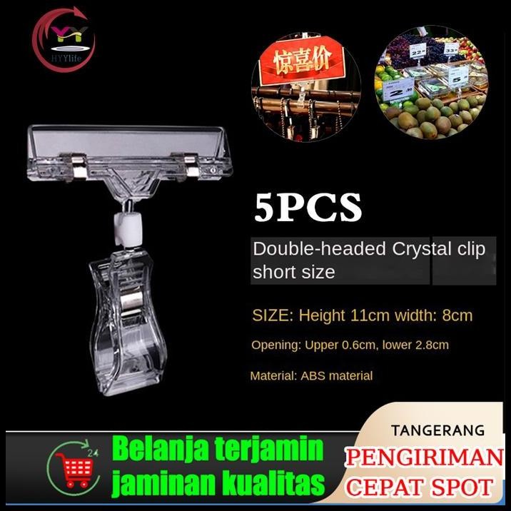 

Jepitan Promo Bening Jepit Harga Penjepit Label Papan Tag Transparan