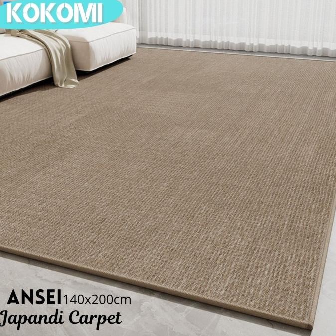 KOKOMI Karpet Ansei Ukuran Besar 140x200 Ruang Tamu Karpet Besar Japan