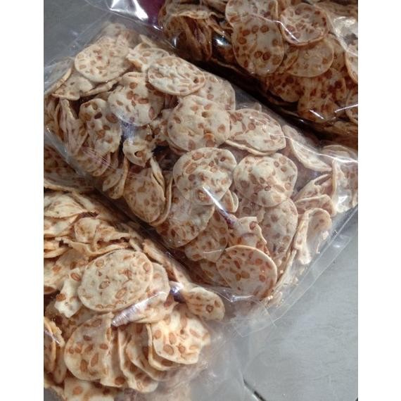 

READY STOK Kripik Tempe 500gr Renyah Asin Gurih Siap kirim