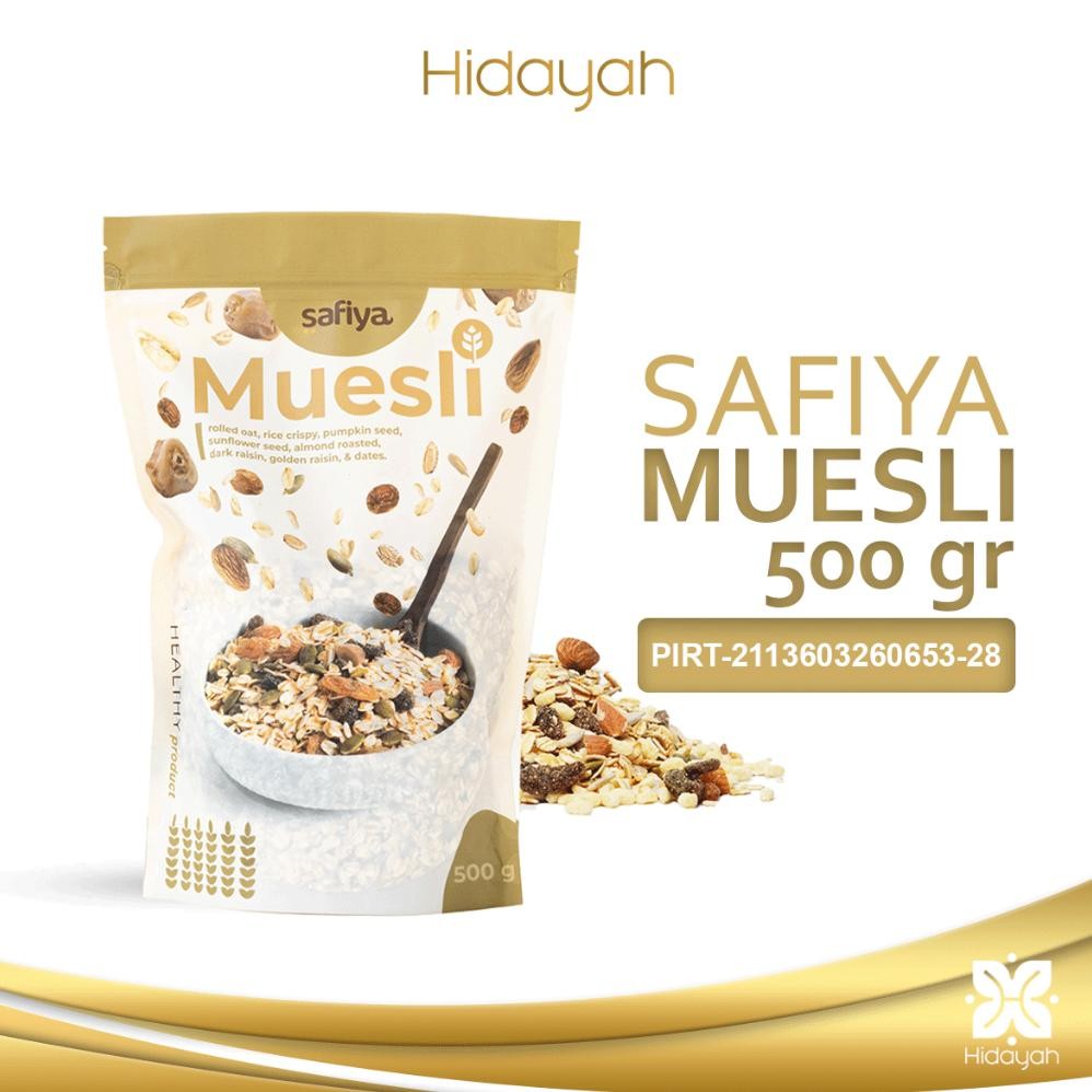 

READY STOK Muesli 500 Gr Safiya With Almond | Muesli Safiya Sereal Diet Sarapan Makanan Sehat Siap kirim