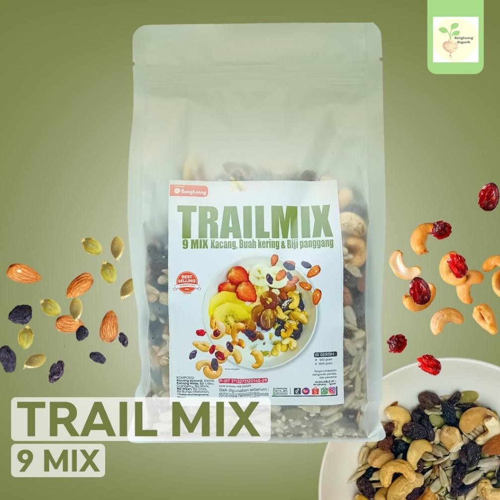 

TERLARIS SUPER TRAIL MIX 500GR - Almond, Cranberry, Pumpkin Seed, Cashew, Raisin, Sunflower Seed Siap kirim