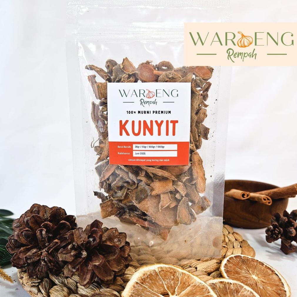 

Kunyit Kering / Dried Turmeric / Waroeng Rempah Murah - Rempah MSH