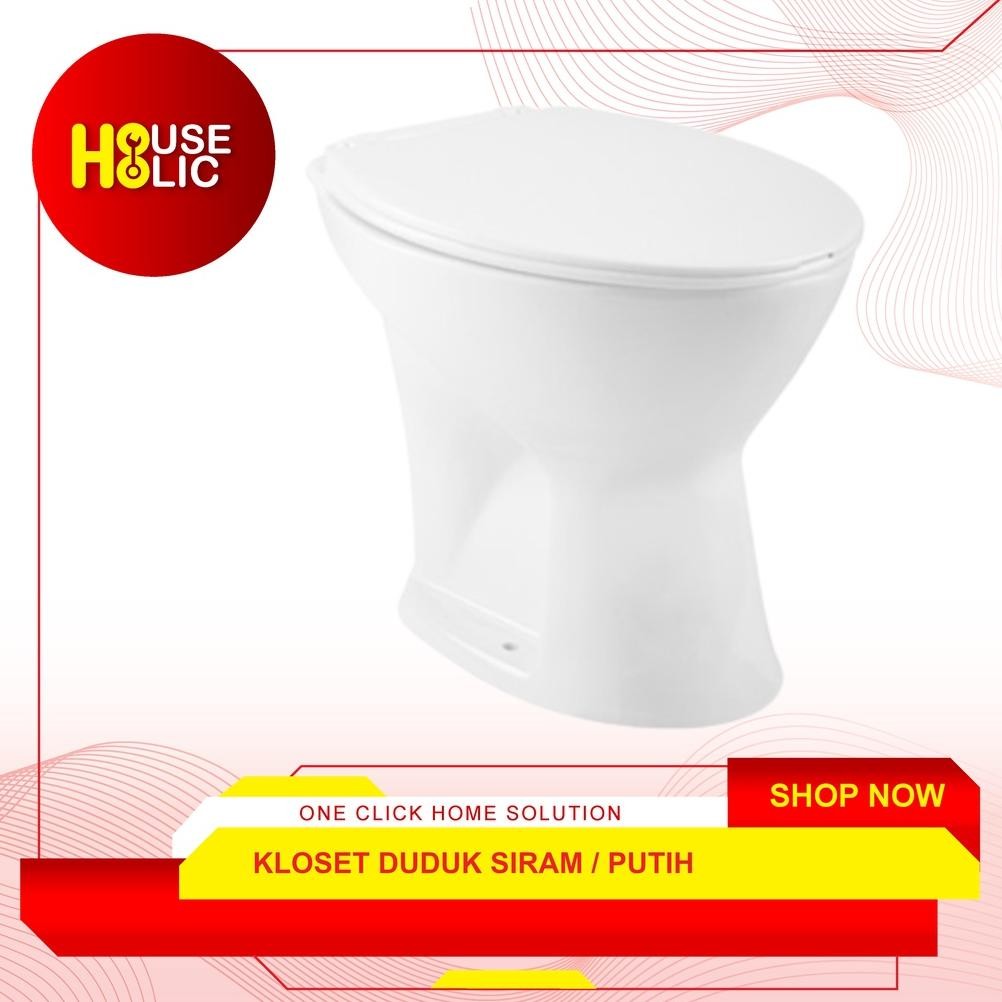 NEW Kloset Duduk Siram Triliun Ware Eureka / Closet Duduk Toilet W