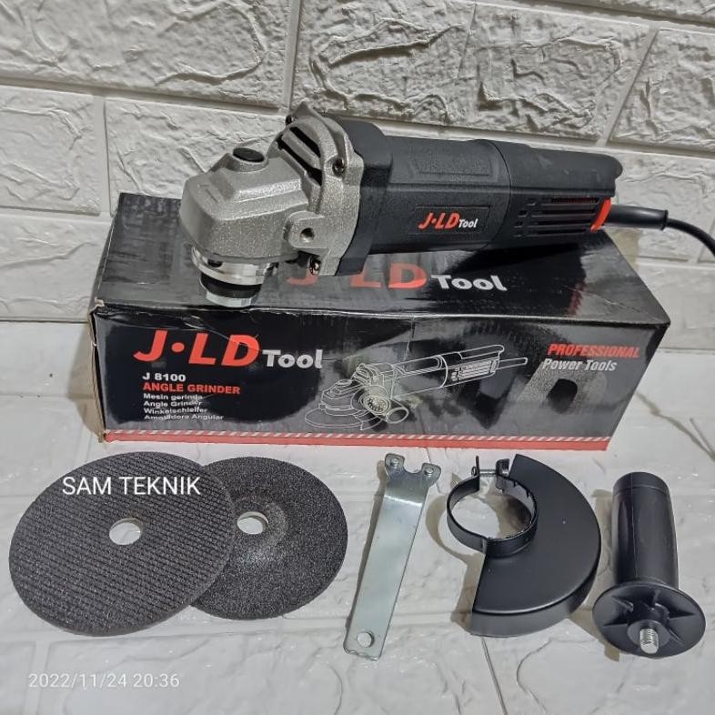 NEW JLD Gerinda listrik 0802- gerinda tangan 4" jld black Banjamasin