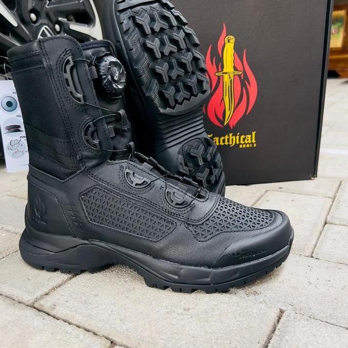 Sepatu PDL TNI Polri Boa Libra MK2 Tali putar Tactical parabelleum