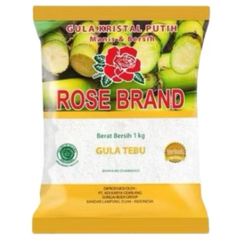 

Rose brand gula pasir 1 kg