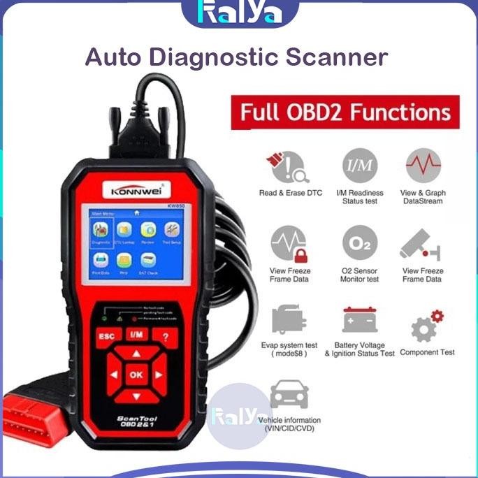 NEW CODCar ODB2 Scanner /untuk TOYOTA HONDA SUZUKI NISSAN Auto/ Diagnostic Scanner KONNWEI KW850/ Fu