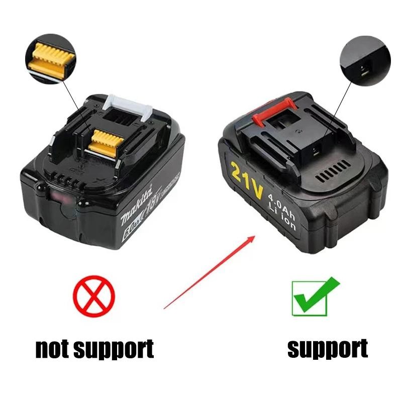 21V-24V Charger Makita Lithium Bor Fast Charger Adaptor Charger Bor Baterai Makita Casan Cas Baterai