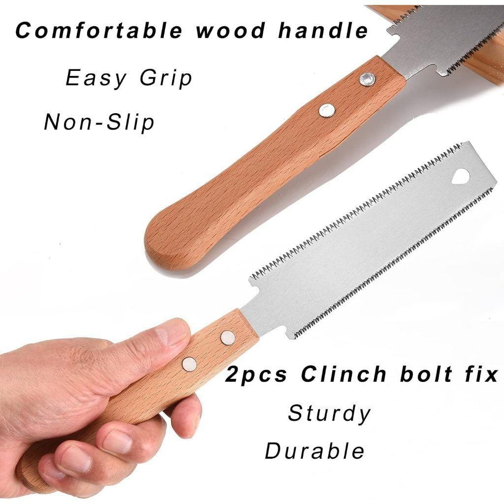 Gergaji Prostek Kayu Gergaji Tarik Tepi Ganda Gergaji Manual Kecil Basah / Kering Gergaji Besi Super