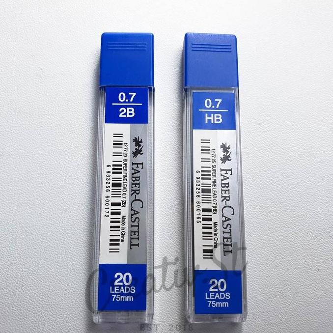 

Terlaris !!! Faber Castell Faber-Castell Isi Pensil Mekanik 20 Lead Superfine Hb 0.7 Mm Hb (1 Pcs)
