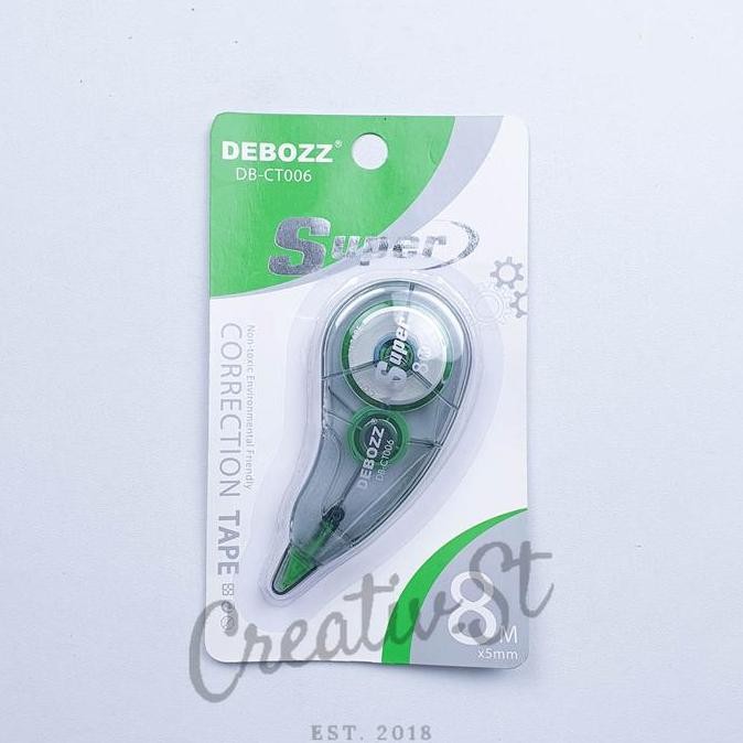 

Spot Barang !!! Debozz Tip-Ex Kertas Correction Tape Db-Ct006 8 Meter