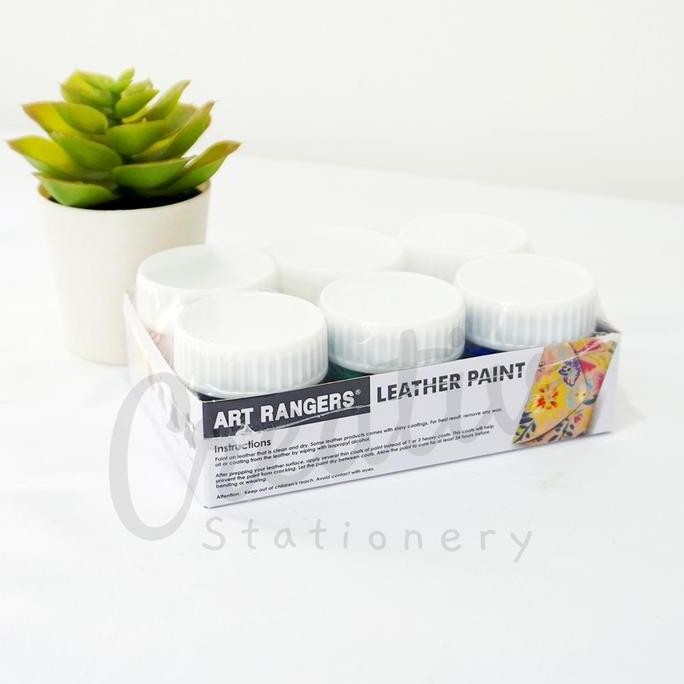 

New Arrival !!! Art Rangers Cat Kulit Water Based Leather Paint 6 Warna X 30 Ml