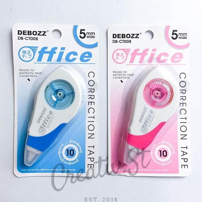 

Terlaris !!! Debozz Tip Ex Kertas Correction Tape Kantor Db-Ct008 10 M