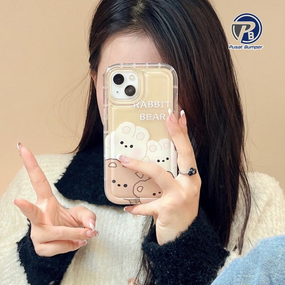 Kt78 Wes-24 Ss825 Softcase Silikon Air Bag Cute Caracter For Iphone 6 6S 7G 8G 6+ 7+ 8+ X Xs Xr 11 1