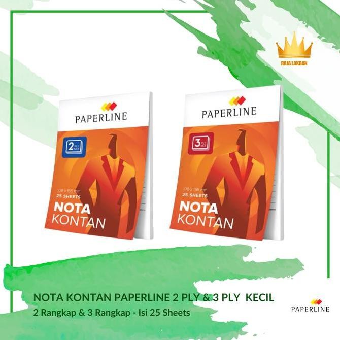 

Buku Nota Kontan Jual Beli Paperline 2 PLY & 3 PLY NCR/ Kecil - Pak