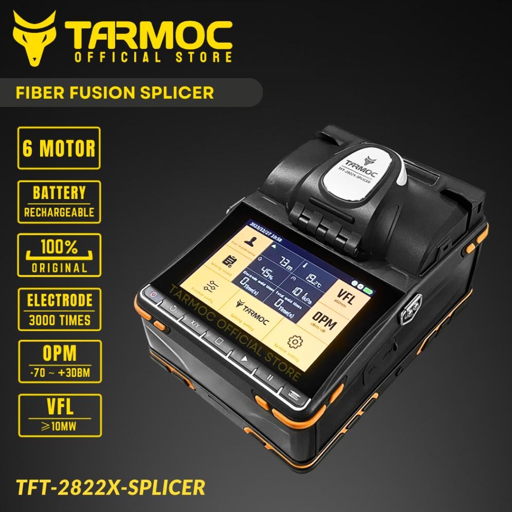 RUMPIN Tarmoc TFT-2822X-SPLICER | Fiber Optic Splicer 6 Motor