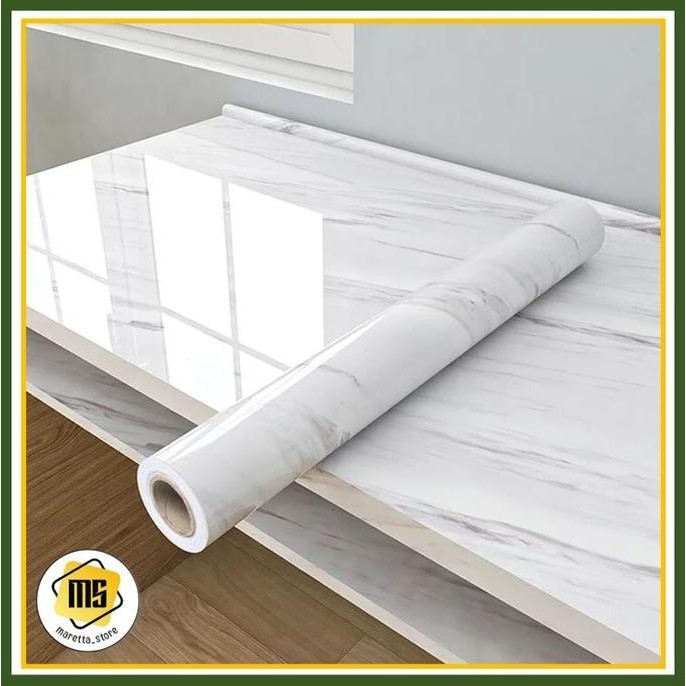Stiker PVC Motif Marmer PVC Sheet Lebar 60 cm