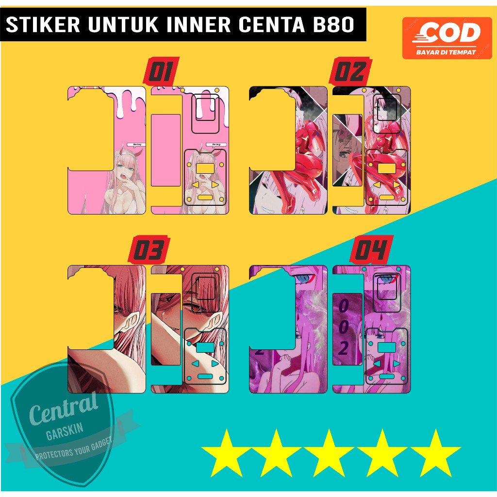 

Terlaris Presisi B80 Centa Inner Katalog Girl Casing/Stiker Panel Vynil Bisa Custom Dan COD