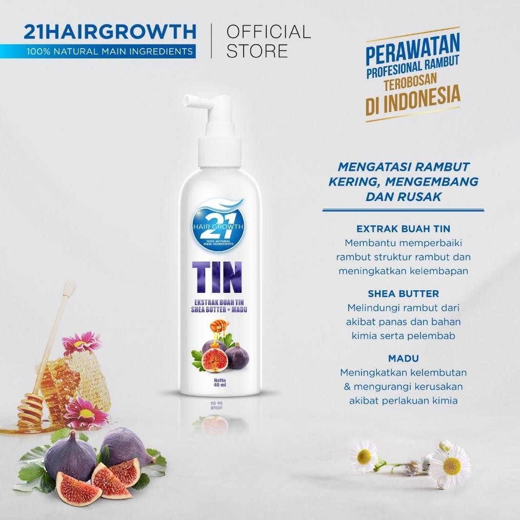 BEST SELLER 21 HAIR GROWTH - TONIC TIN  - 100ML