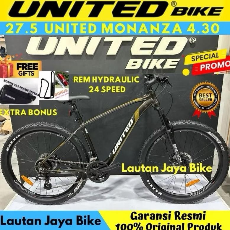 Sepeda Gunung MTB 27.5 UNITED MONANZA 4.30 NEW