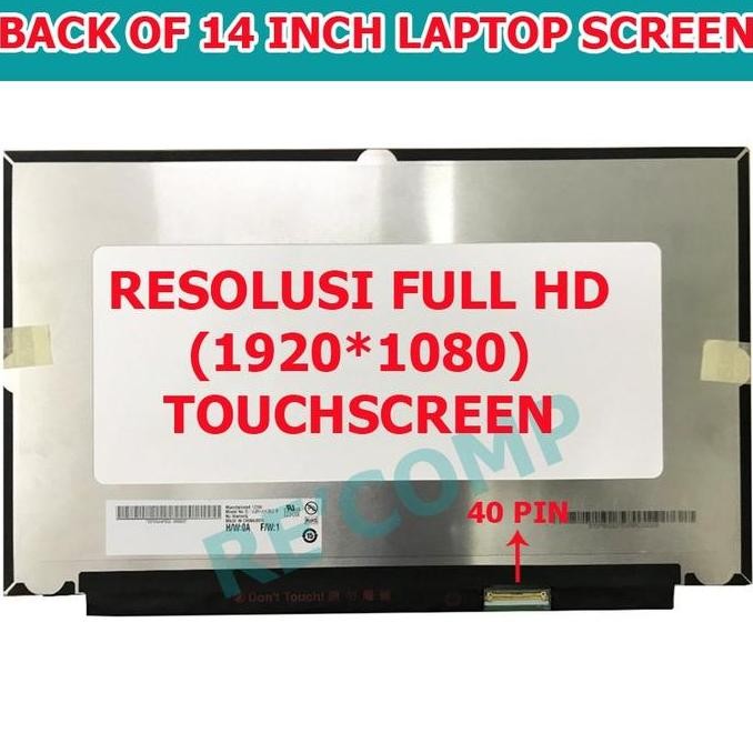 Led Lcd Hp Elitebook 840 G5 G6 G7 G8 Full Hd Ips Touchscreen Premium Produk