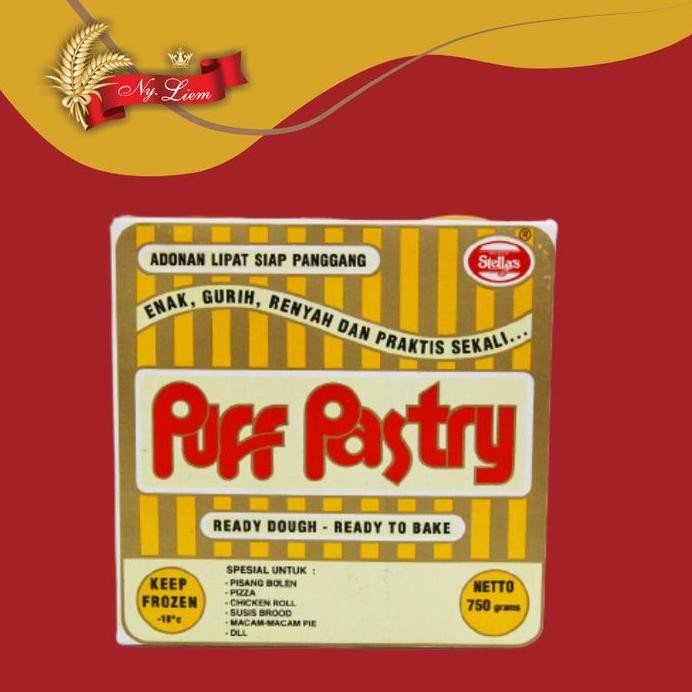 

new !!! STELLA Puff Pastry Instant / Ready Dough 750 gram (GOJEK/GRAB ONLY) murah