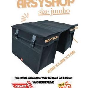Tas Keranjang Motor Kurir Jumbo Kuat Tebal Tahan Air Accessories Kain