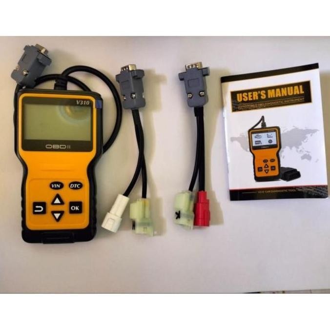 . Scanner OBD2 untuk motor injeksi Honda Yamaha Kawasaki Scanner OBD 2 REMAP ECCU Cek kode kerusakan