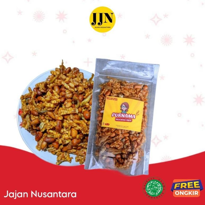 

Termurah 100Gr Orek Tempe Teri Kacang Pedas Manis Gurih Oreg Khas Jatim Tanpa Pengawet Lauk Kering Instan