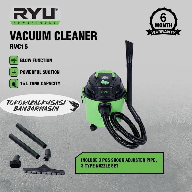 Vacum cleaner RYU RVC15L / alat vacum cleaner ryu / penyedot debu ryu 15 liter