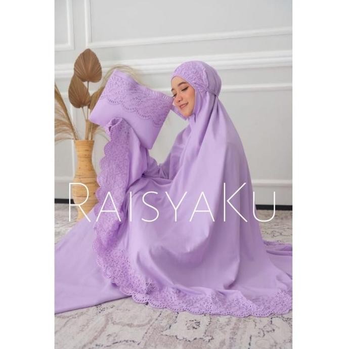 new Mukena Dewasa Khadijah Mukenah Jumbo Bahan Katun Bahan Adem Muslim Renda Bordir Cantik Wanita Me