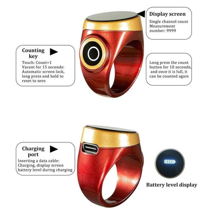 new Tasbih Tasbih Digital Cantik Cincin Tasbih Cincin Tasbih Digital murah