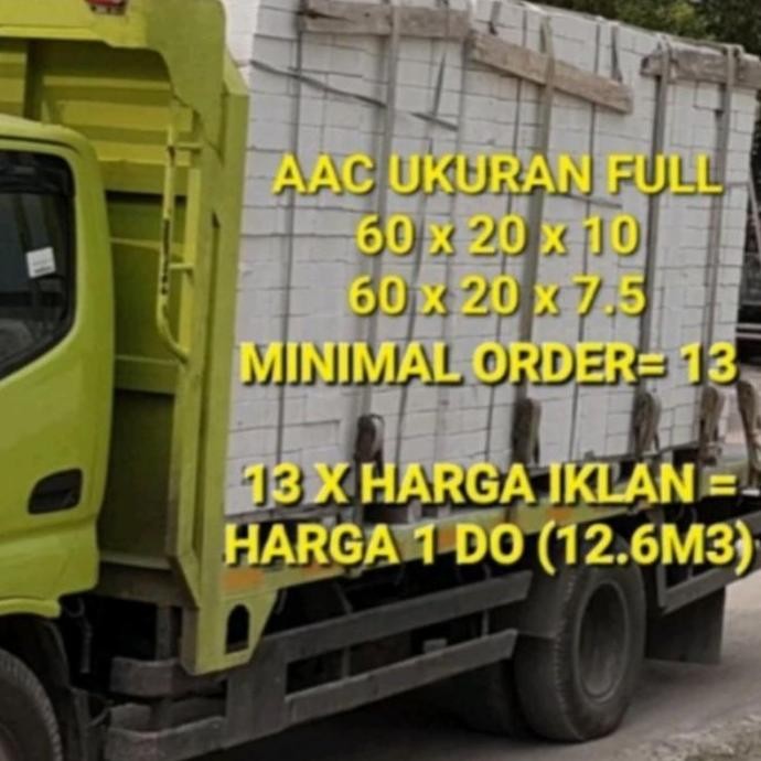 Bata Ringan Hebel 1 truk Promo