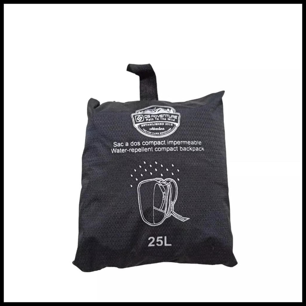 TAS LIPAT ULTRALIGHT 25L DS ADVENTURE BAHAN TASLAN BALON WATERPROOF / TAS PUNGGUNG ANTI AIR/ DAYPACK