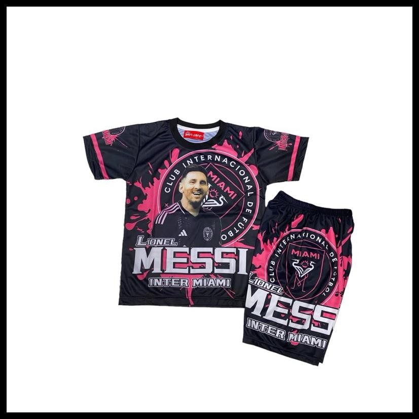 SETELAN BOLA ANAK/SET BOLA/SETELAN CLUB BOLA/JERSEY MIAMI MESSI/SETELAN INTER MESSI 2024